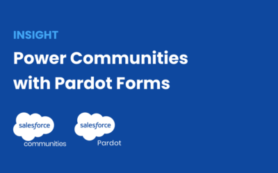Did you know you can connect Pardot Forms to a Communities Page?